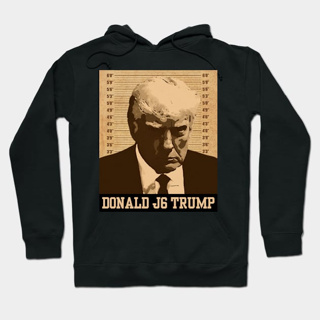 Donald J6 Trump Hoodie by Daz Art & Designs